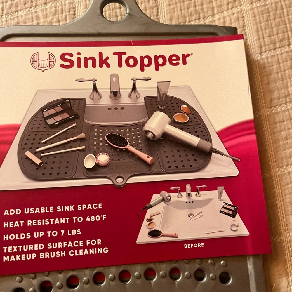 Sink Topper Sink Rack - Gray